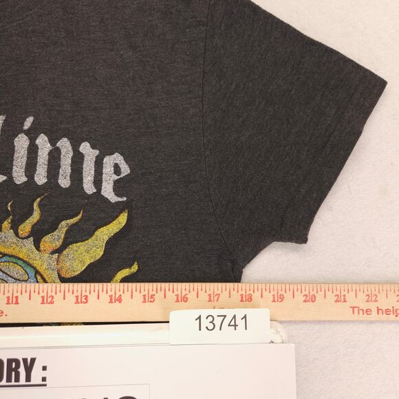 Sublime Casual Graphic Crew Neck Short Sleeve T Shirt Womens Size Medium M Gray - Picture 6 of 9